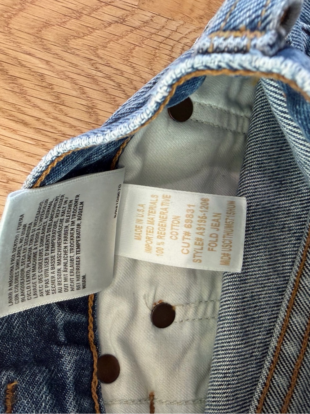Agolde The Fold Jean - size 26 - Picture 6 of 6